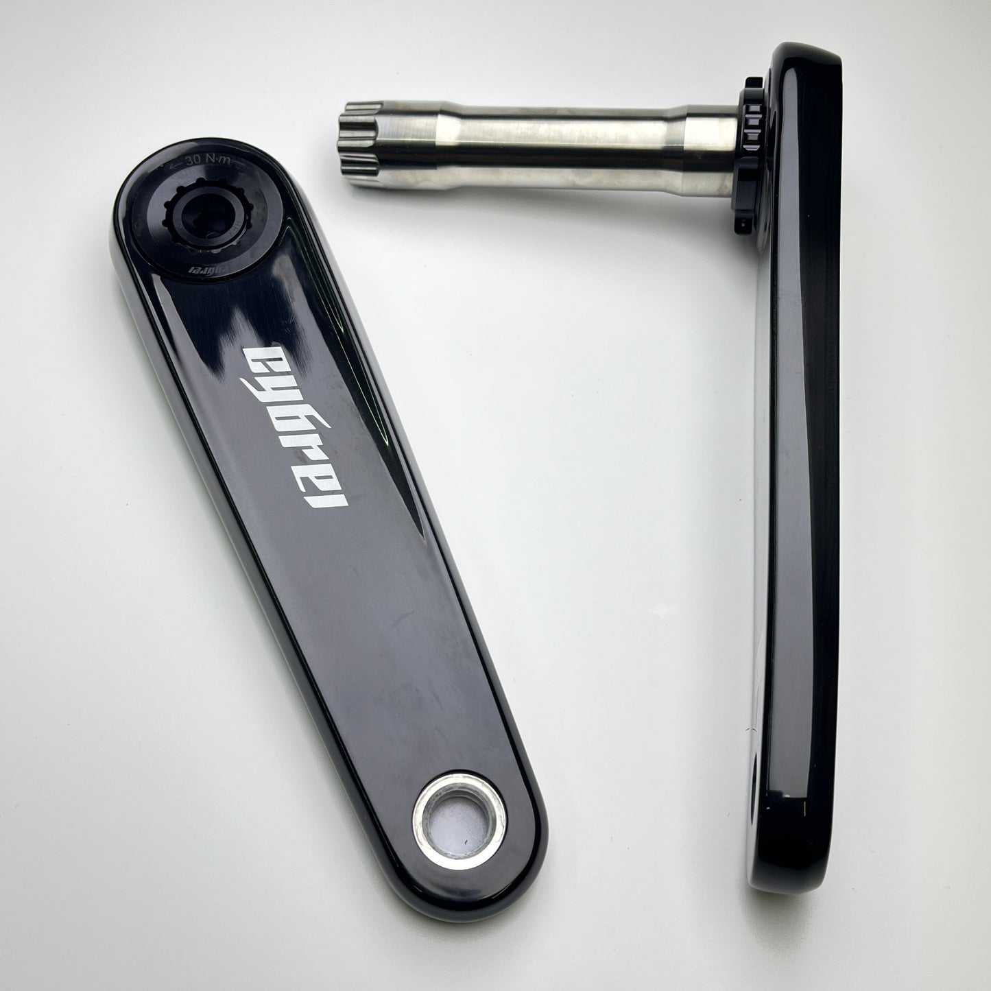 Conjunto de braço de pedivela Cybrei GP-3 em carbono | SRAM DUB, Shimano 24 mm