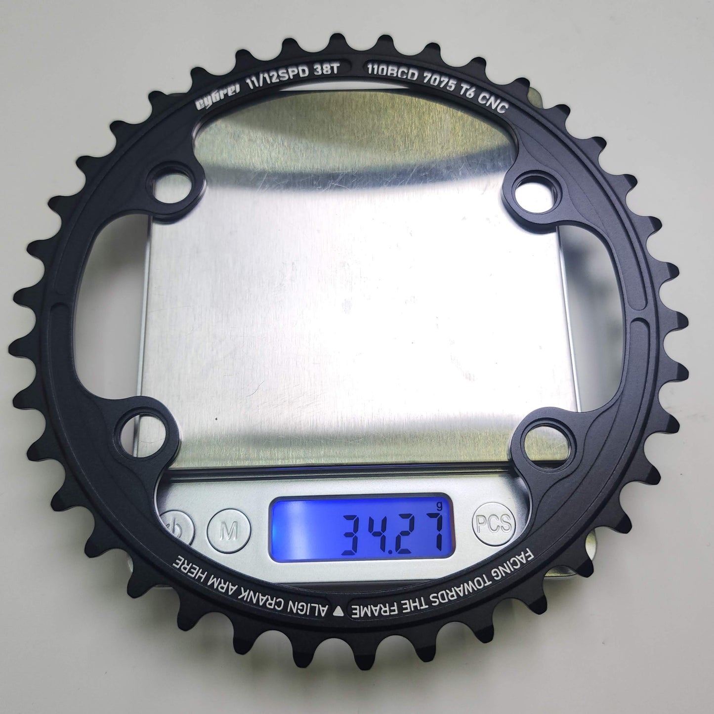 CYBREI Metarbon Aero 2X Carbon Chainrings | Shimano BCD 100x4 | 58-42T 54-38T 52-36T 50-34T