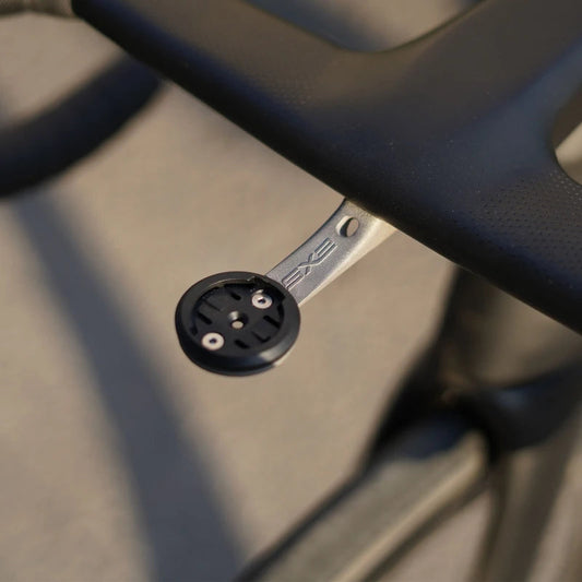 EXS 3D Titanium Computer Mount for Aerover Integrated Handlebar | Garmin Wahoo Bryton