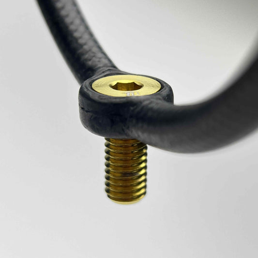 Flush Mount Titanium Bottle Cage Bolts | Ultralight Hollowed Design