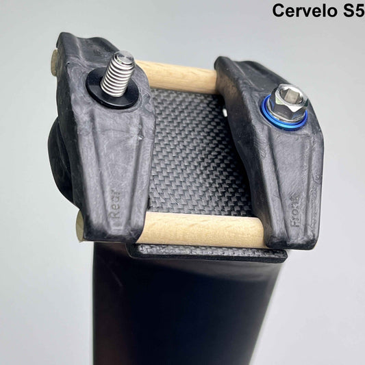 GANNA AERO FIN Cervelo S5 carbon seatpost top view