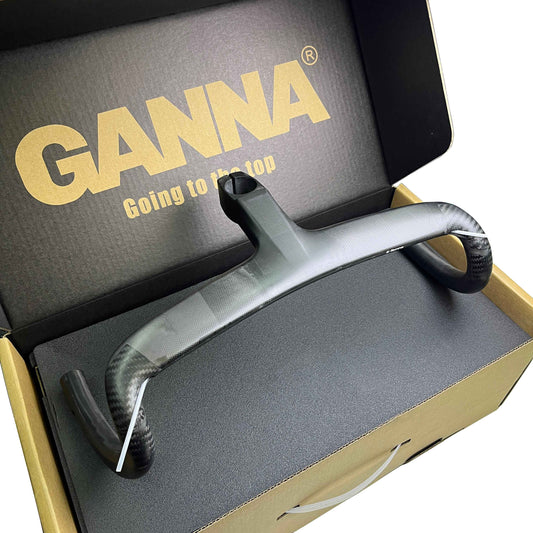 GANNA G-Terra Gravel Carbon Integrated Handlebar | 320g, 60mm Flare