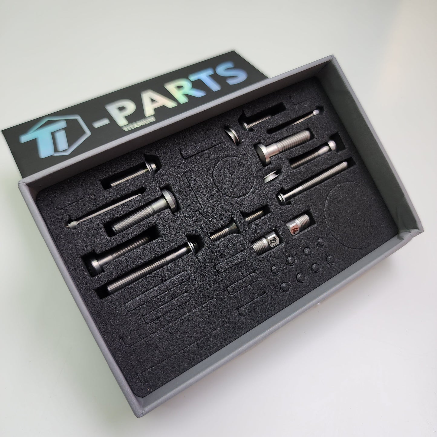 ชุดอัปเกรดเบรก Titanium SRAM RED E1 XPLR Force Rival AXS | ชุดอัปเกรดสกรูยึดคาลิปเปอร์เบรกดิสก์ถนน 12S