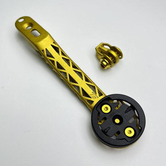 Syncros Creston iC SL (Aero) 3D Print Titanium Computer Mount | Scott Foil/Addict RC 2022/23 | Garmin Wahoo Bryton | Team Series