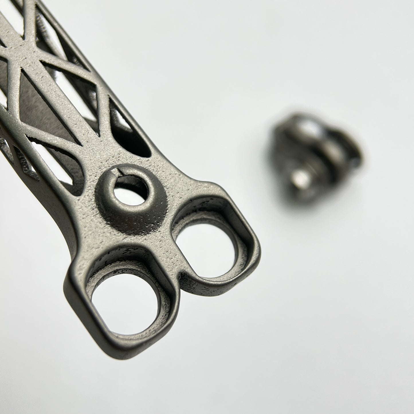 Soporte para computadora Look 795 Blade RS con impresión 3D de titanio y manillar integrado | Garmin Wahoo Bryton