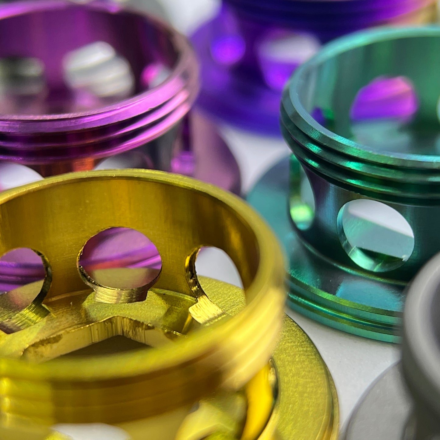 ฝาครอบข้อเหวี่ยงไทเทเนียมสำหรับ Shimano | 105 Ultegra Dura Ace R8000 R8100 R9100 R9200 Di2 XT XTR DEORE M8000 M9000 M785