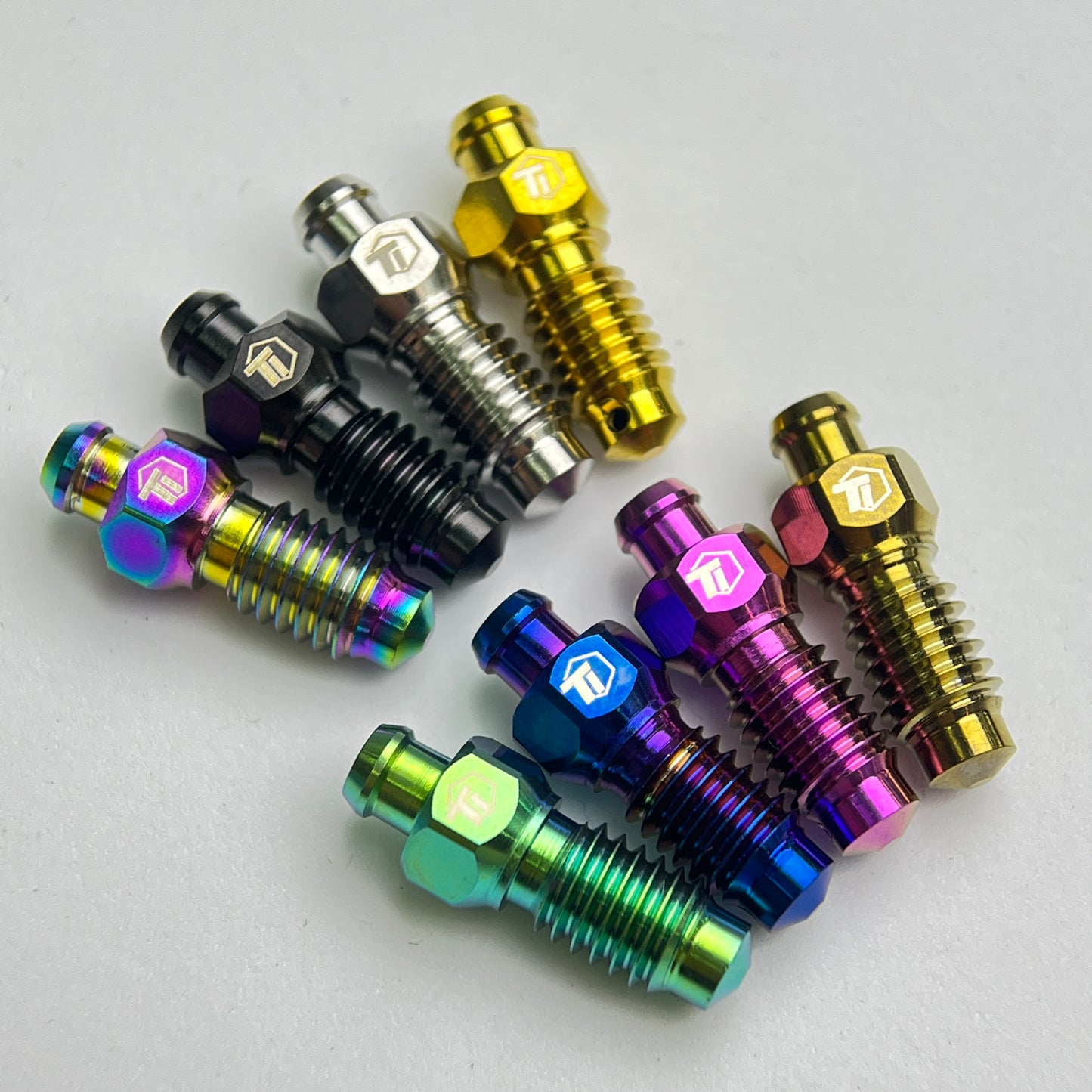 Titanium Bleed Nipple for Shimano Road MTB Brake | Y8CL24200 Y-8CL98050 Dura Ace Ultegra XTR Saint