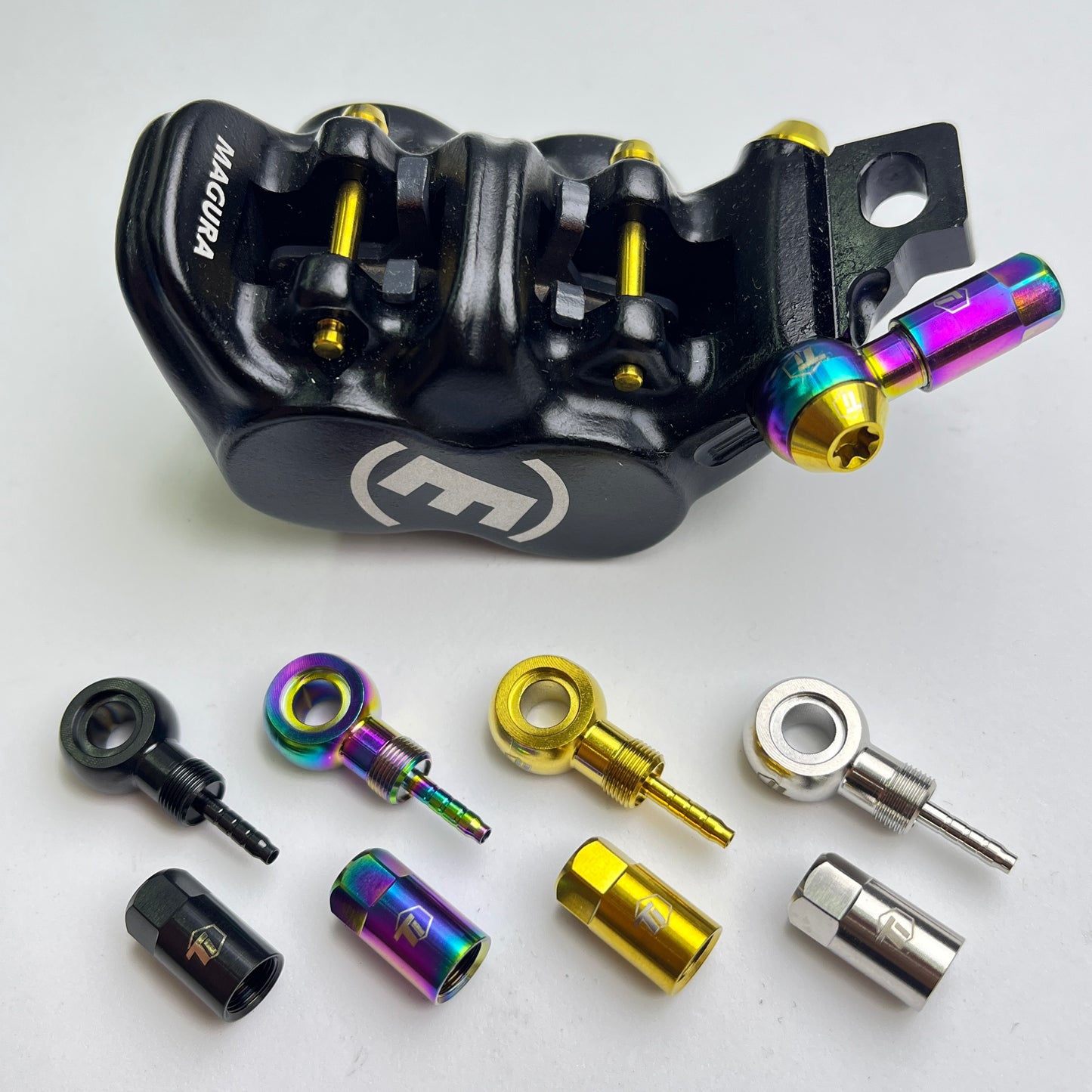 Magura Brake Caliper Titanium Hose Connector Bolt | MT4 MT5 MT TRAIL SL MT5e MT7 MT8 CT4 FM CT5 Ti-Parts Screw