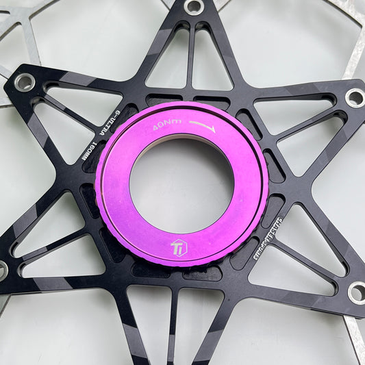 Titanium Centerlock Rotor Lock Ring | Outer Spline | Shimano SRAM