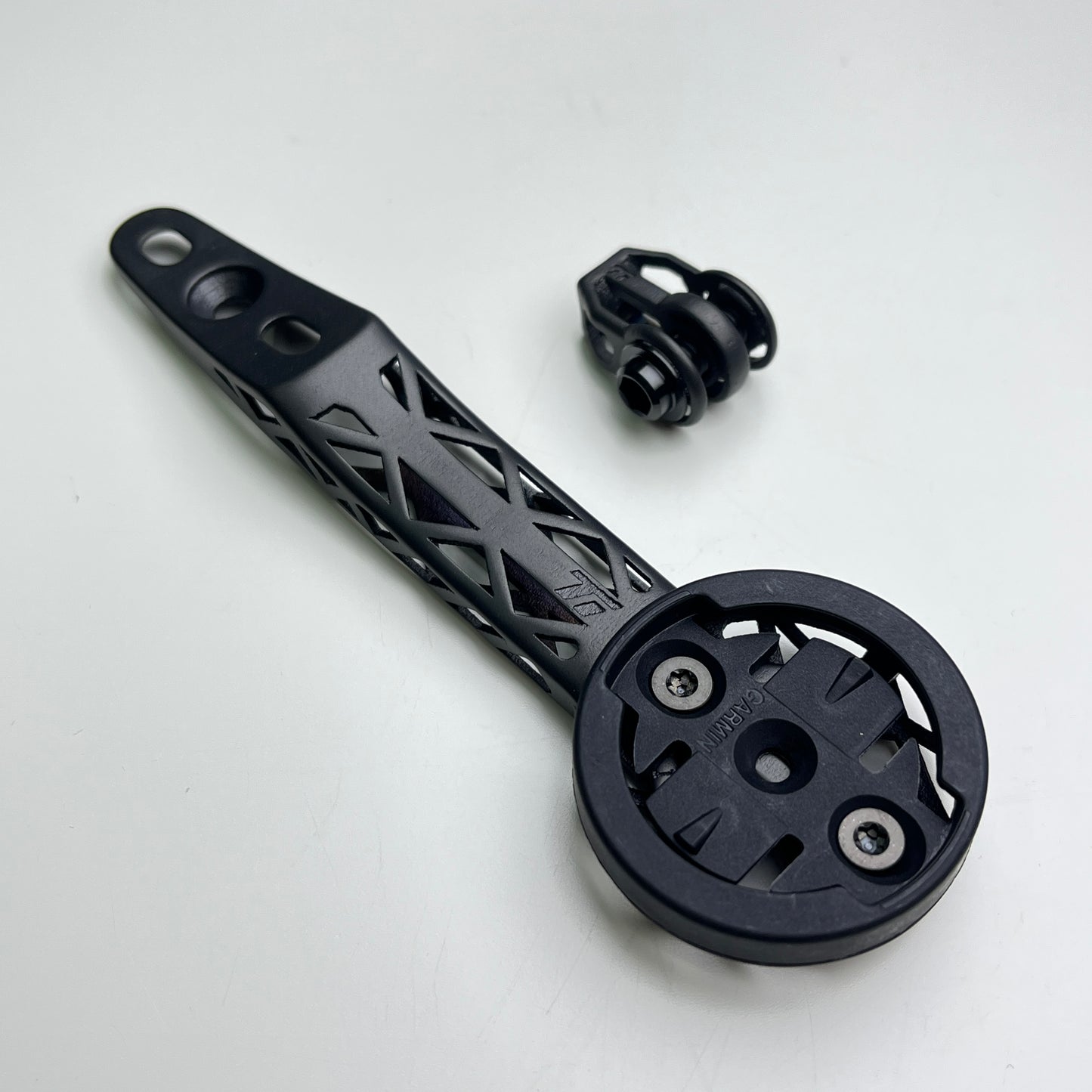 Supporto per computer Seka Exceed/Rapier integrato nel manubrio in titanio con stampa 3D | Garmin Wahoo Bryton