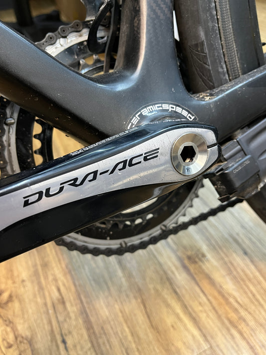 ฝาครอบข้อเหวี่ยงไทเทเนียมสำหรับ Shimano | 105 Ultegra Dura Ace R8000 R8100 R9100 R9200 Di2 XT XTR DEORE M8000 M9000 M785