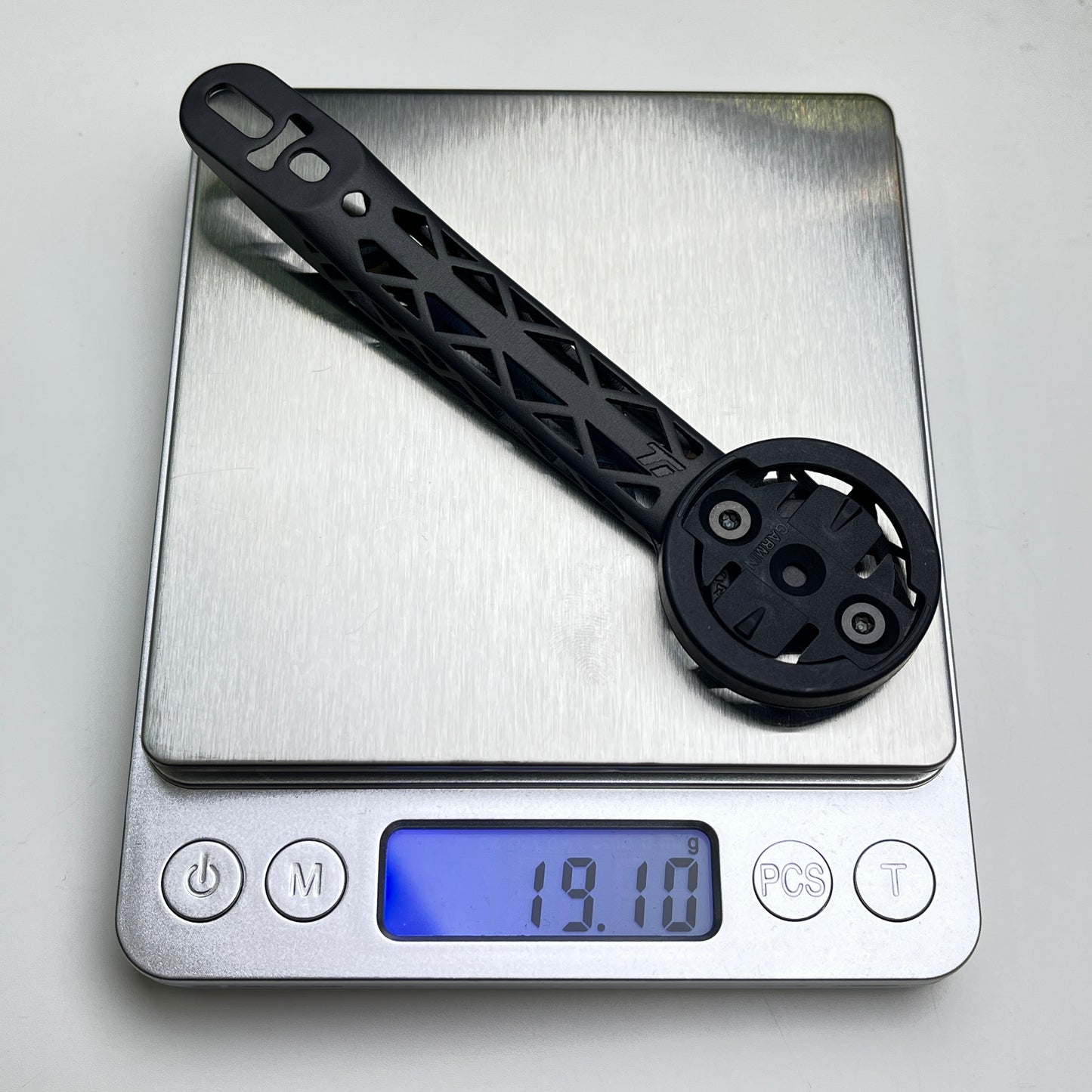 Supporto per computer Cervelo S5 (2023-2026) in titanio con stampa 3D | Garmin Wahoo Bryton