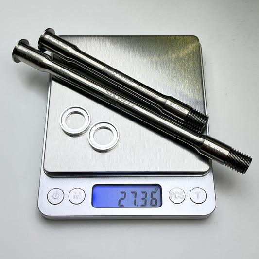 Sixweel 27.36g Titanium Thru Axle | Giant TCR/Propel/Defy/Trinity