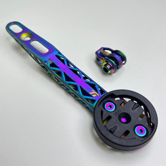 Darimo Nexum (Non-Drag) 3D Print Titanium Computer Mount | Garmin Wahoo Bryton | Team Series