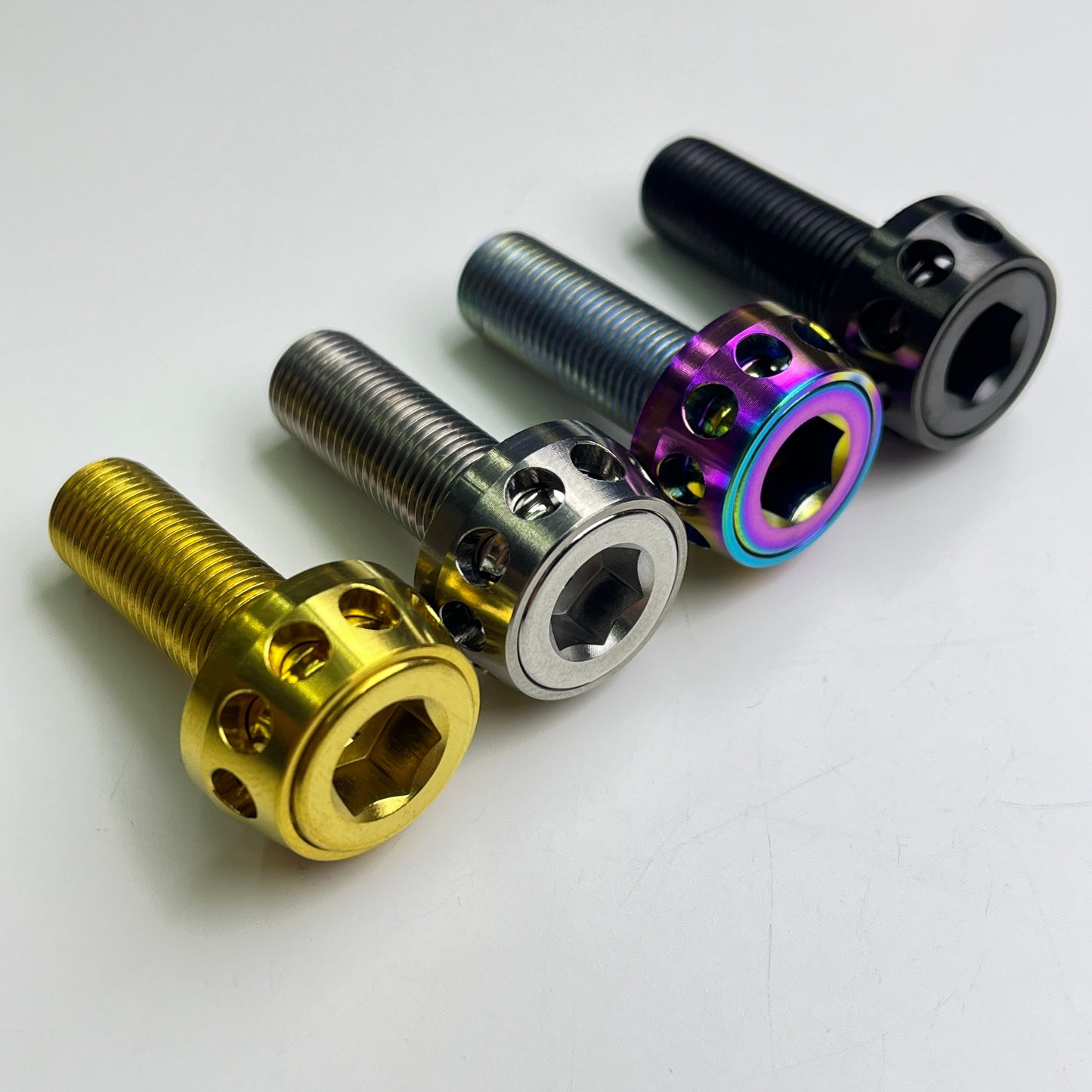 鈦 BMX 母輪轂螺栓和防鬆墊圈 |自行車墊片 KHE M10 Inbus 螺絲 Flybikes Magneto |五年級