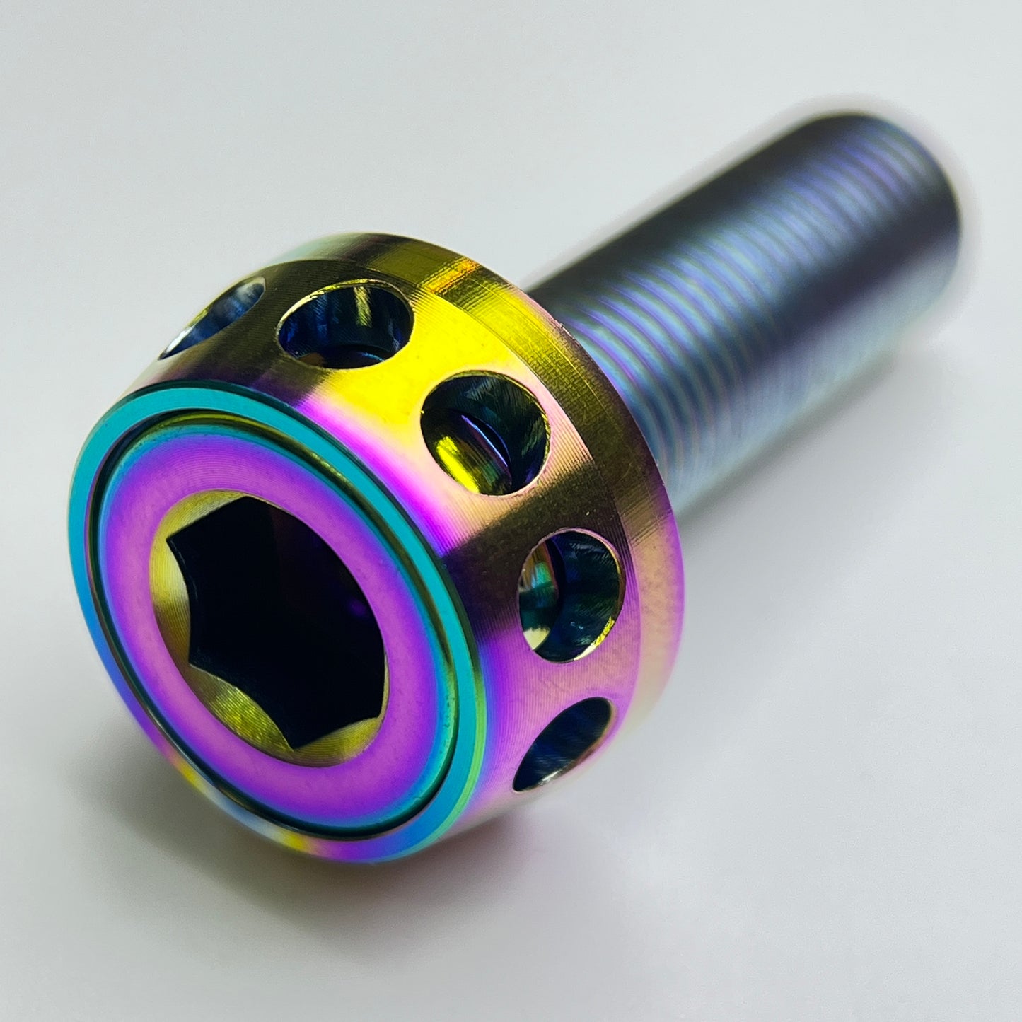 Titanijska BMX ženska osovina vijak i podloška protiv otpuštanja | Biciklistički razmak KHE M10 inbus vijak Flybikes Magneto | Razred 5