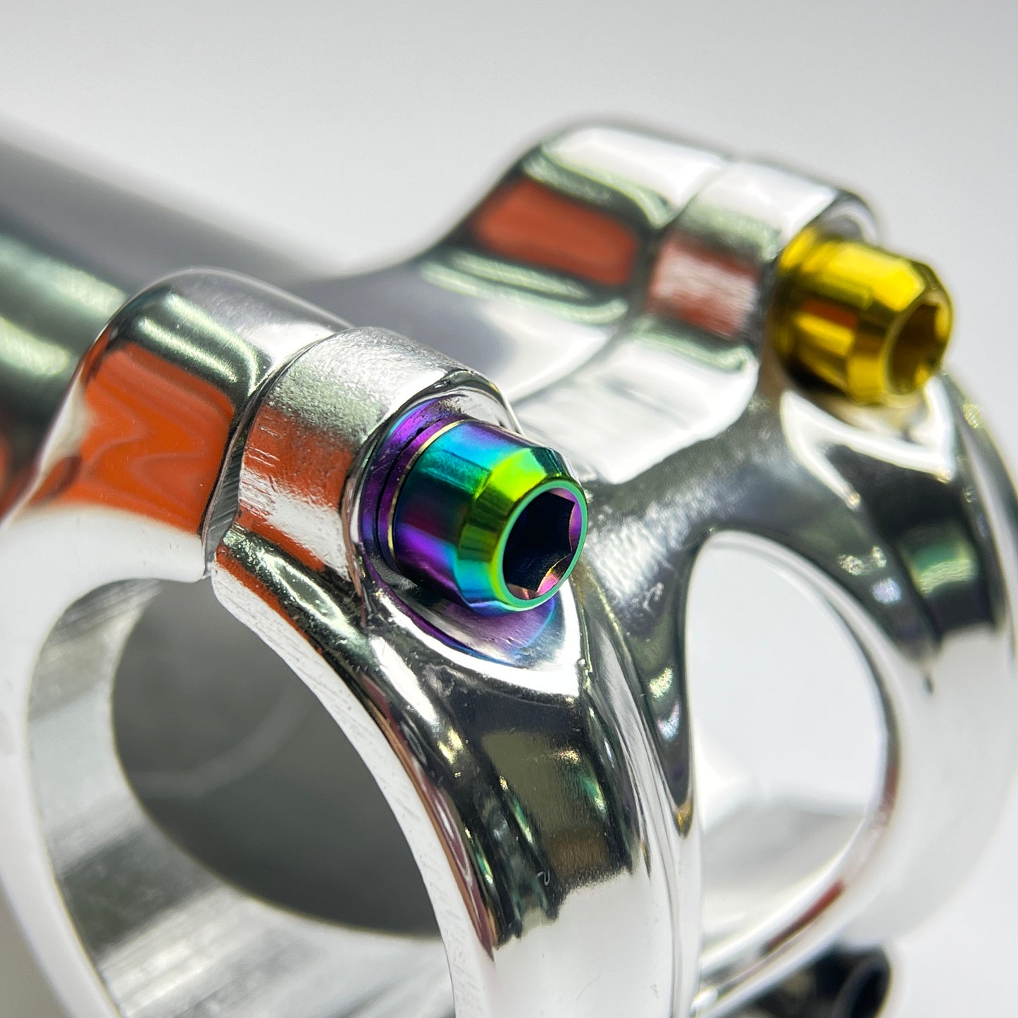 M5 Narrow Cap Head Titanium Stem Bolts | M5x14 16 18 20 | 2-Piece Handlebar-Stem Combo