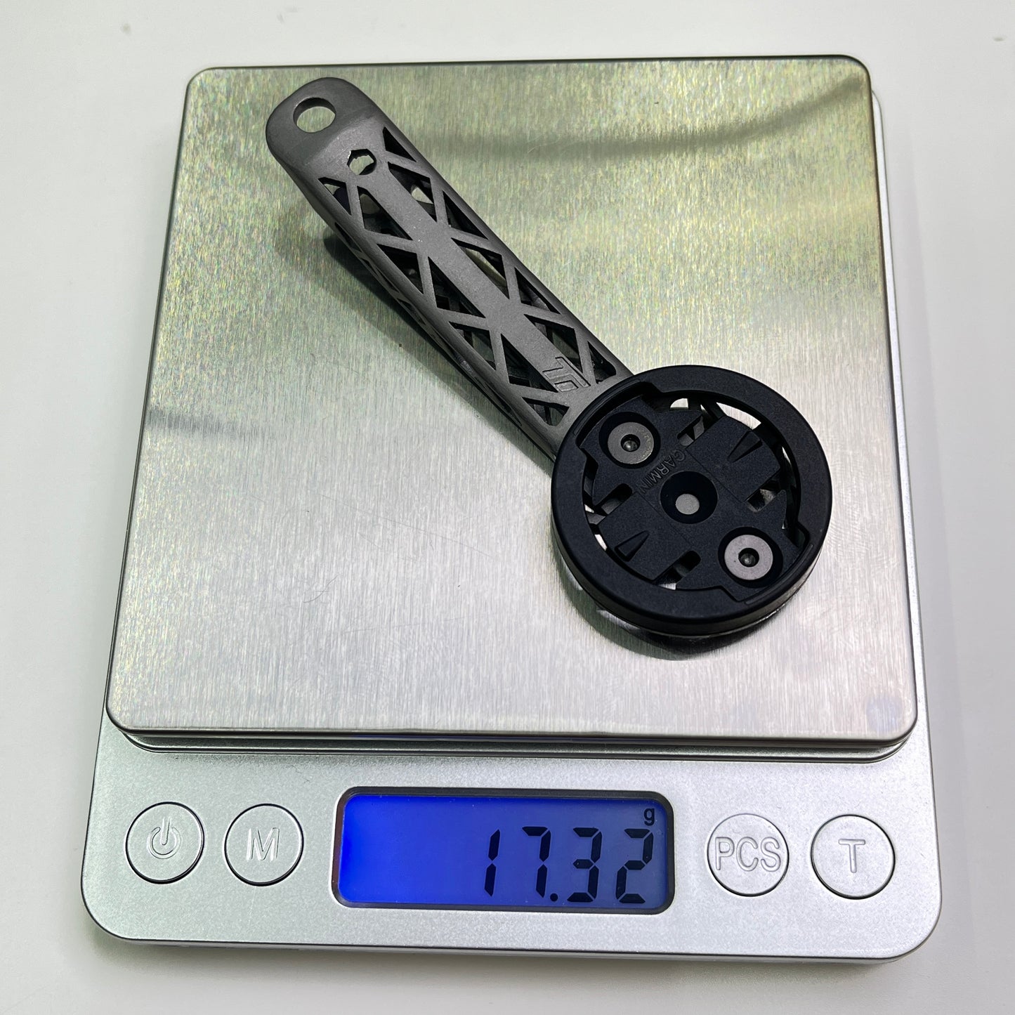 Supporto per computer in titanio stampato in 3D per manubrio ENVE Aero IN-Route | Garmin Wahoo Bryton