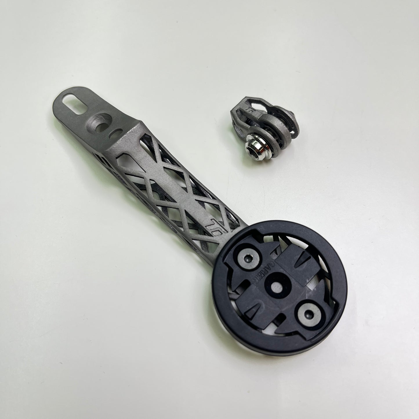 THM Frontale ICR / Aero Titanium 3D Print Computerhouder | Garmin Wahoo Bryton