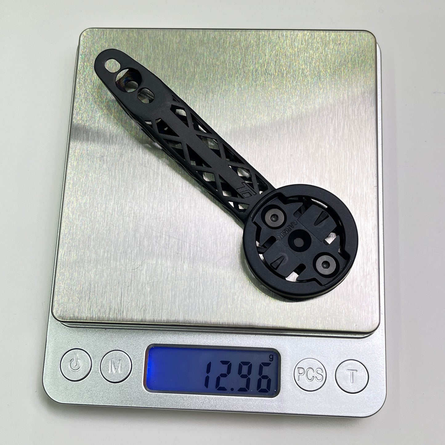 Supporto per computer Cervelo S5 (2023-2026) in titanio con stampa 3D | Garmin Wahoo Bryton