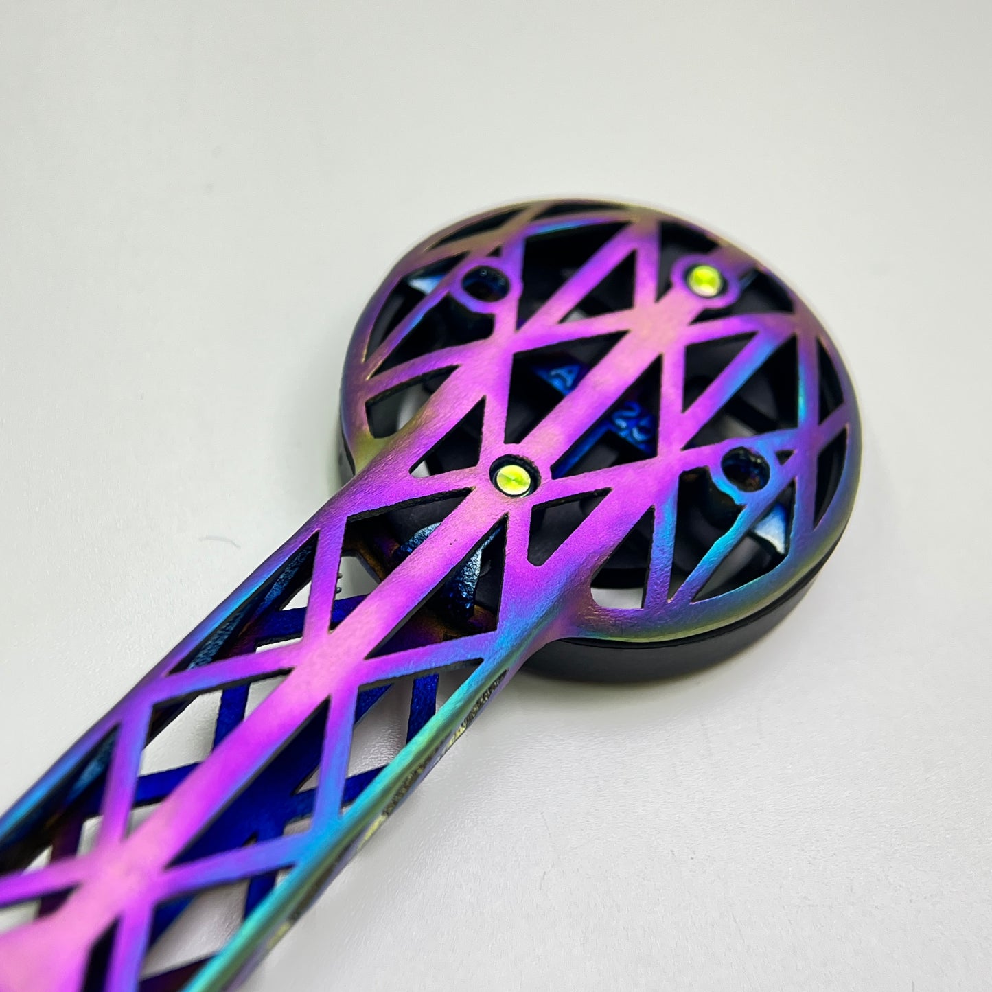 Supporto per computer con stampa 3D in titanio per manubrio integrato Giant Cadex Aero/Race | Garmin Wahoo Bryton