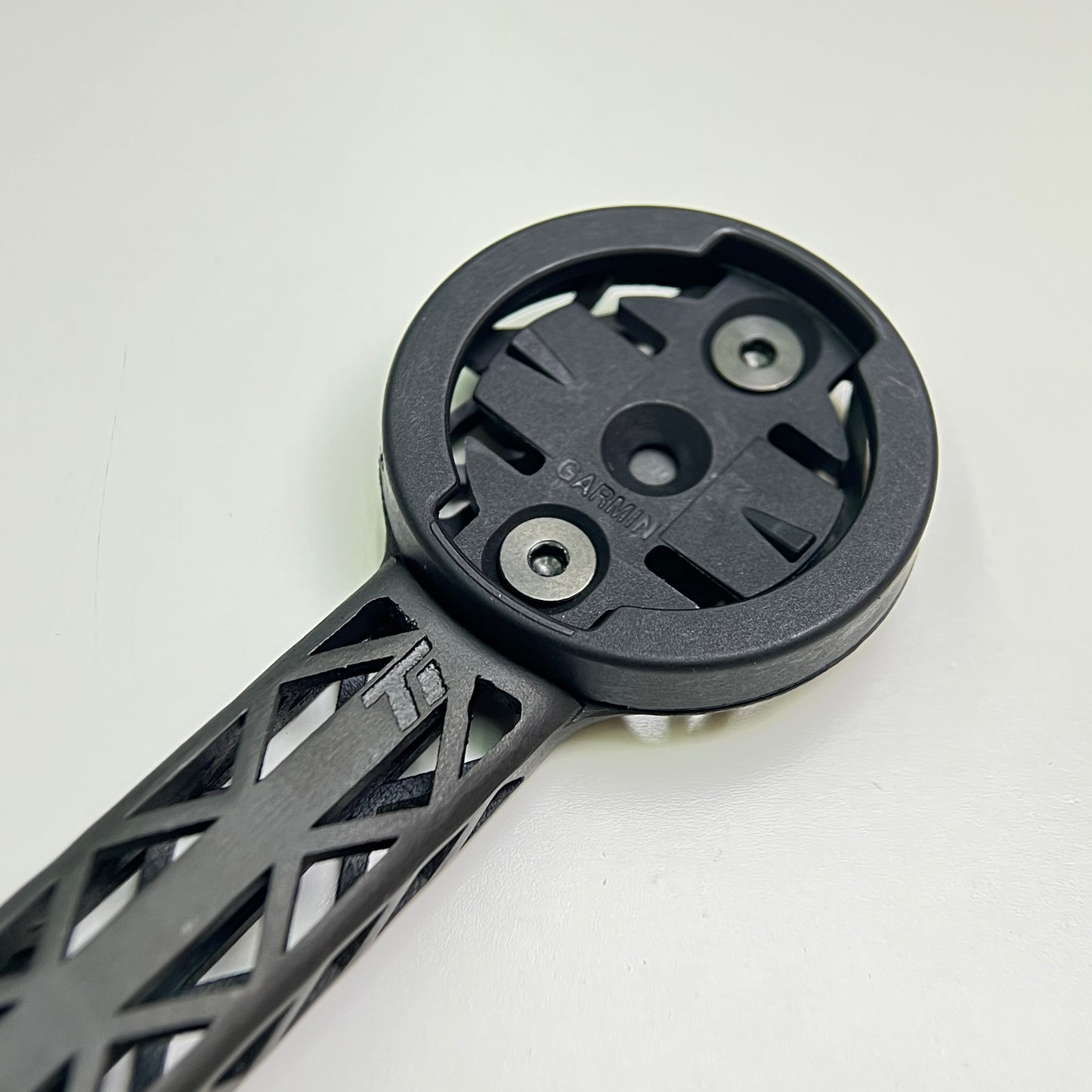 Polymer Workshop Sculpture Handlebar Titanium 3D Print Computer Mount | Garmin, Wahoo, Bryton