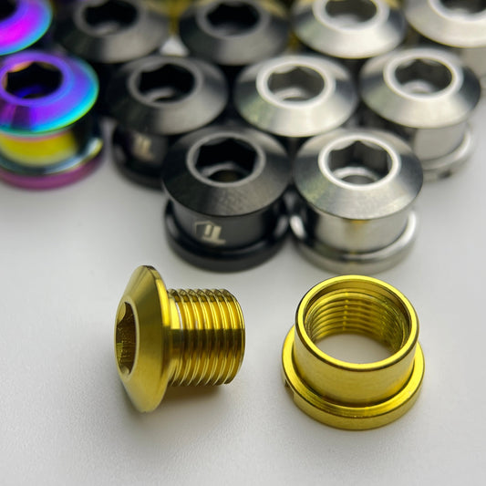 น็อตและสลักจานโซ่ไทเทเนียมสำหรับ Brompton/Minivelo | Minivelo, Pikes, Birdy, Trifold, Bifold