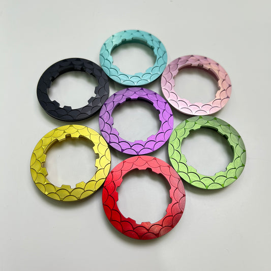 3.4g Aluminium Cassette Lock Ring | Shimano HG+, Hyperglide, 11 & 12-Speed