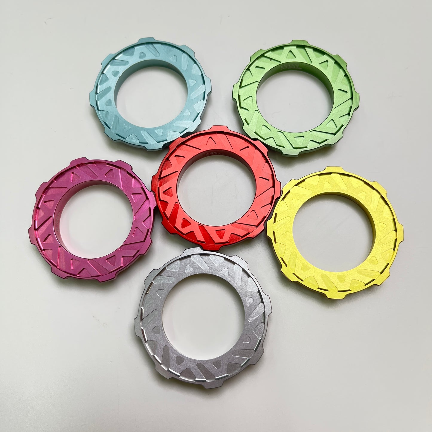 Cincin Kunci Rotor Centerlock Aluminium 6g | Shimano SRAM | Spline Luar