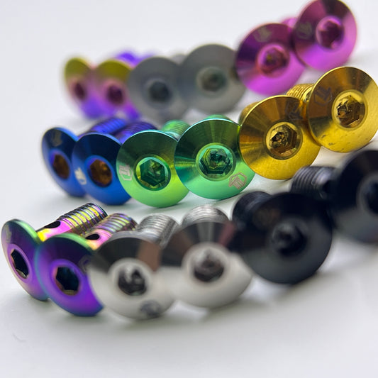 غطاء تنفيس تيتانيوم لفرجار فرامل Dura Ace R9270 | مقاومة للتآكل Y2HW10000