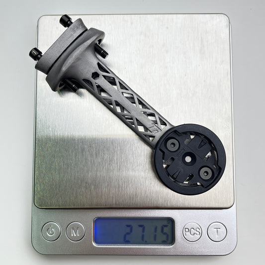 Držák na počítač Bianchi Oltre RC Pro Titanium pro 3D tisk | Držák světla GoPro Race Comp pro Garmin 1050 Wahoo Ace