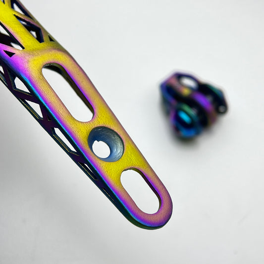 Darimo Nexum (Not Drag) Titanium 3D Print Computer Mount | GoPro Light Bracket pro Garmin 1050 Wahoo Ace Super Lightweight