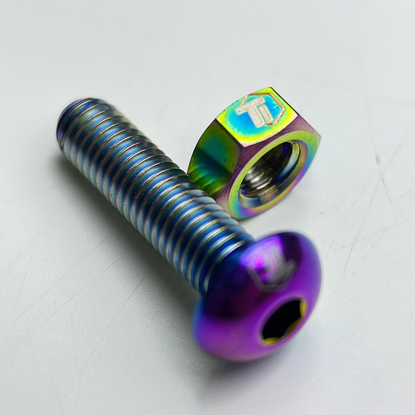 Bike Computer Titanium Nut/Bolt for Light/Camera Mount | Garmin Wahoo Hammerhead GoPro