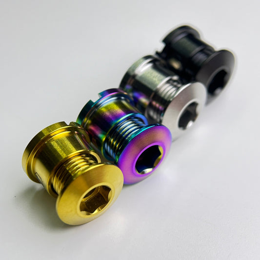 ไทเทเนียม MTB Chainring Bolt สำหรับ Shimano Sram 1x MTB Cyclocross M8000 M8100 M7000 M7100 สกรูไทเทเนียม MTB สิงคโปร์
