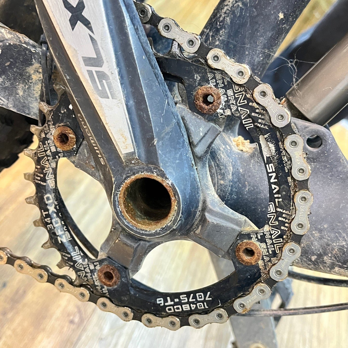 Titanium MTB Chainring Bolt For Shimano 5mm | Sram 1x MTB Cyclocross M8000 M8100 M7000 M7100 Titanium Screw MTB Singapore