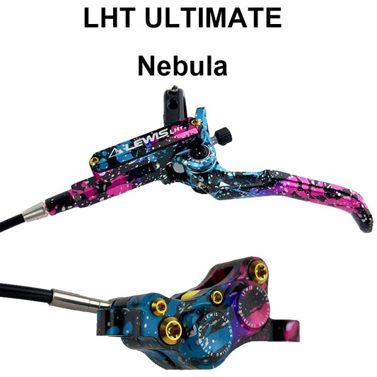 Lewis LHT Ultimate Quad 4 Piston Brake สำหรับ Enduro และ Downhill | โบลท์สกรูไทเทเนียมลูกสูบ Axial Cyclinder | จัดส่งฟรีทั่วโลก