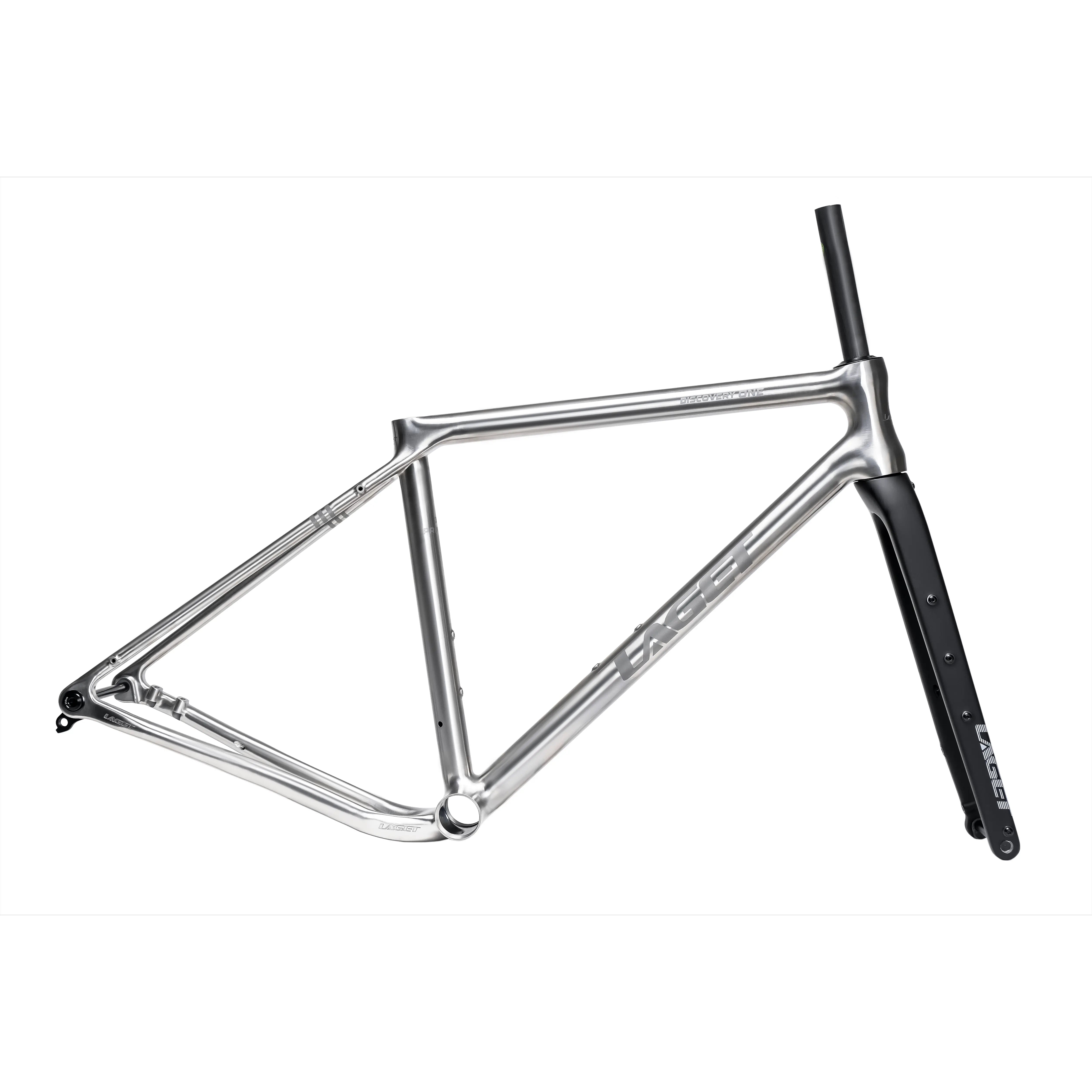 Laget Discovery One Pro Titan-Gravel-Rahmenset | 3D-gedrucktes Titan | 1380 g (S)