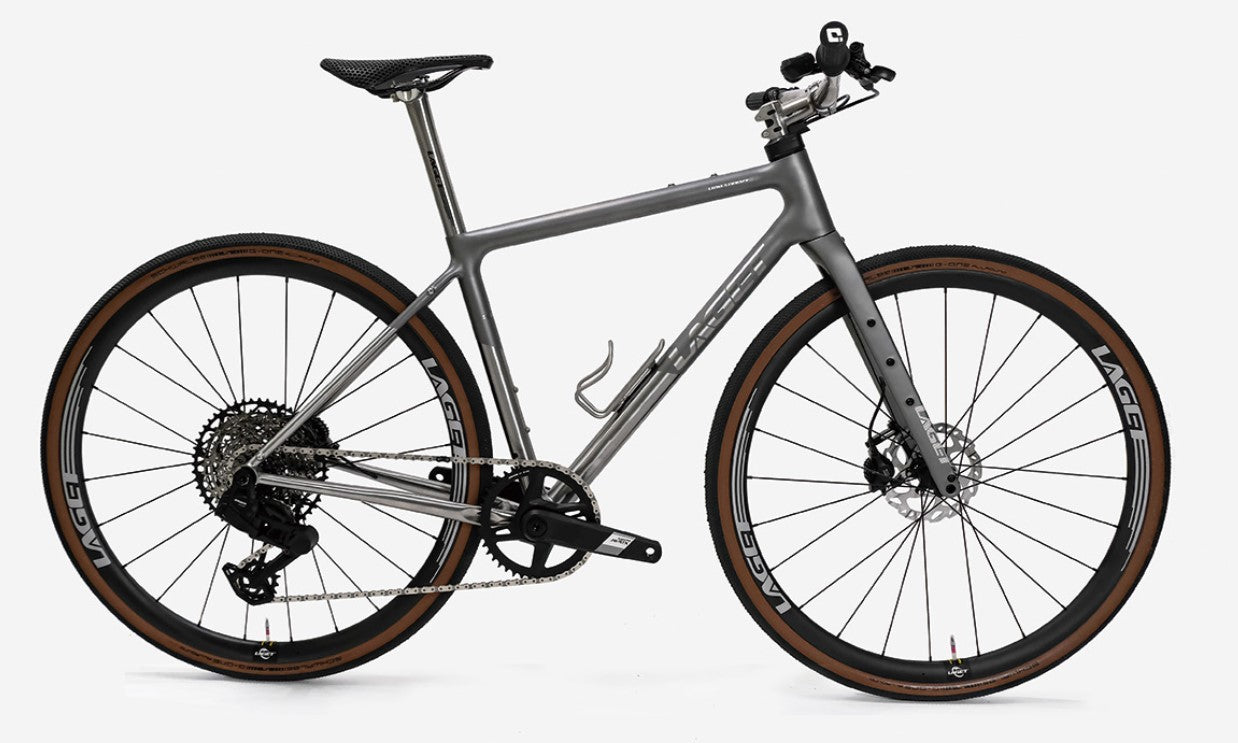 Laget Discovery SLR Titanium Gravel Frameset | Semi 3D-Printed Titanium | 1550g (S) | 700x45c