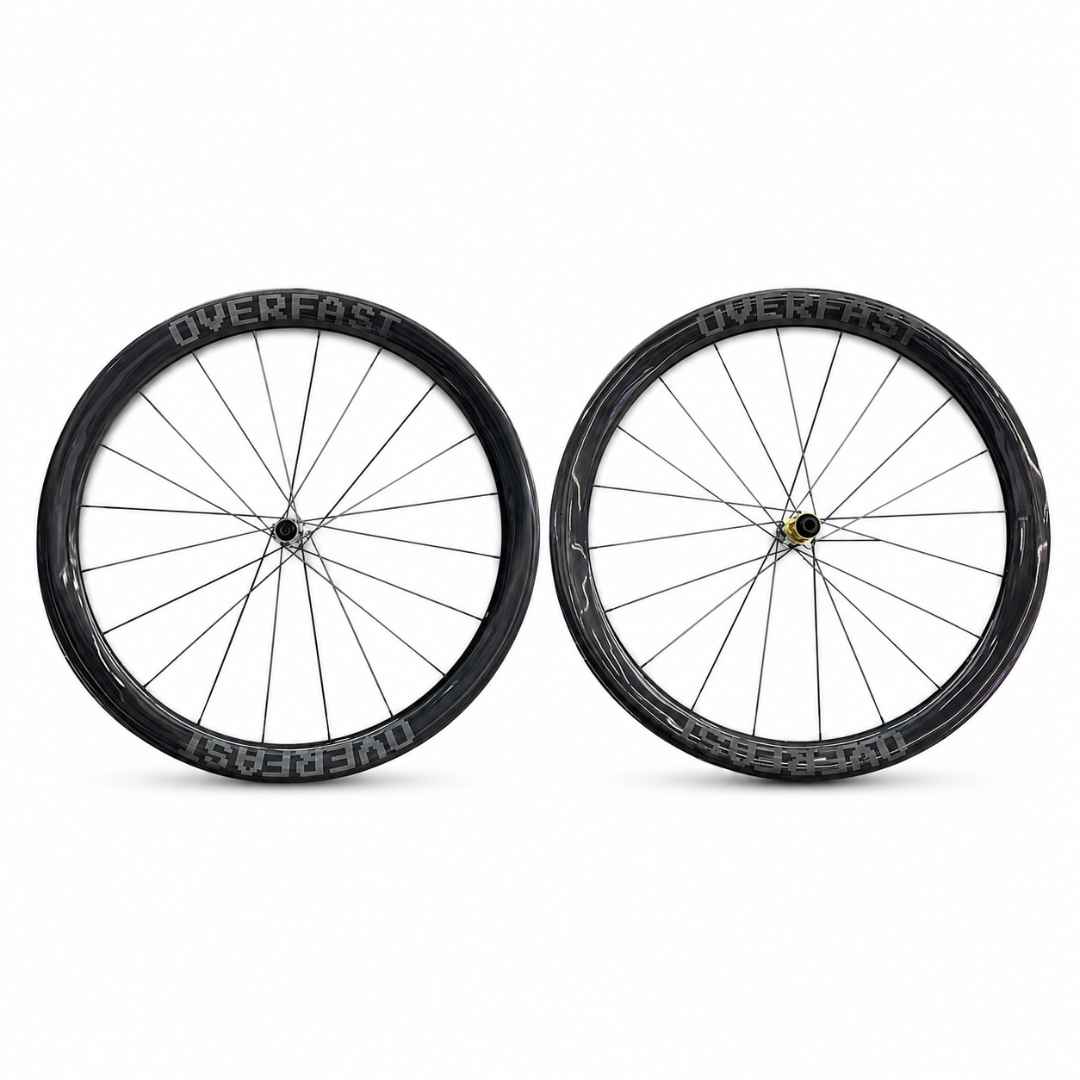 OVERFAST 50mm ultralehká karbonová disková kola | POUZE 1005 g, karbonové dráty