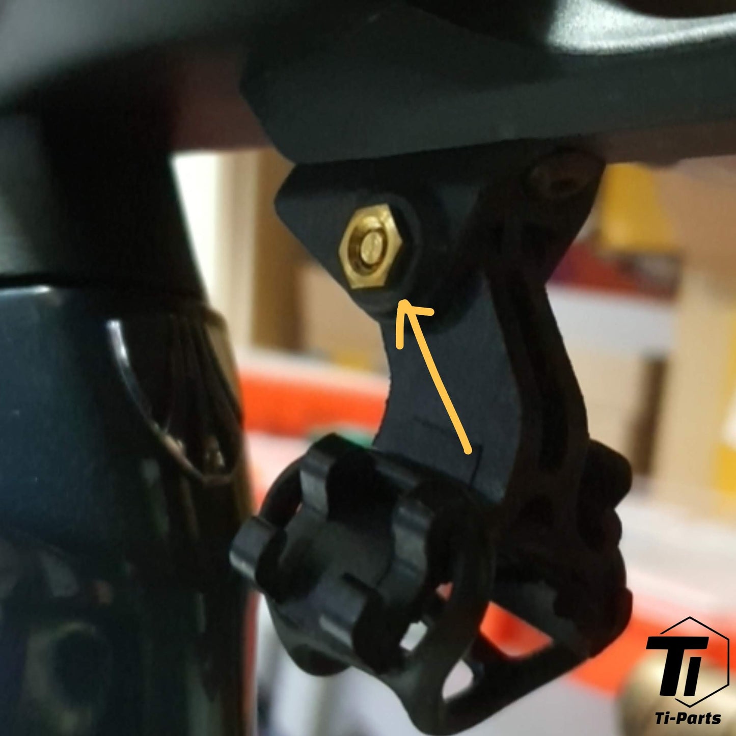 Titanový šroub pro přední světlo GoPro kamery | Držák Garmin Wahoo Hammerhead Quadlock Brompton Moon Pikes Aceoffix