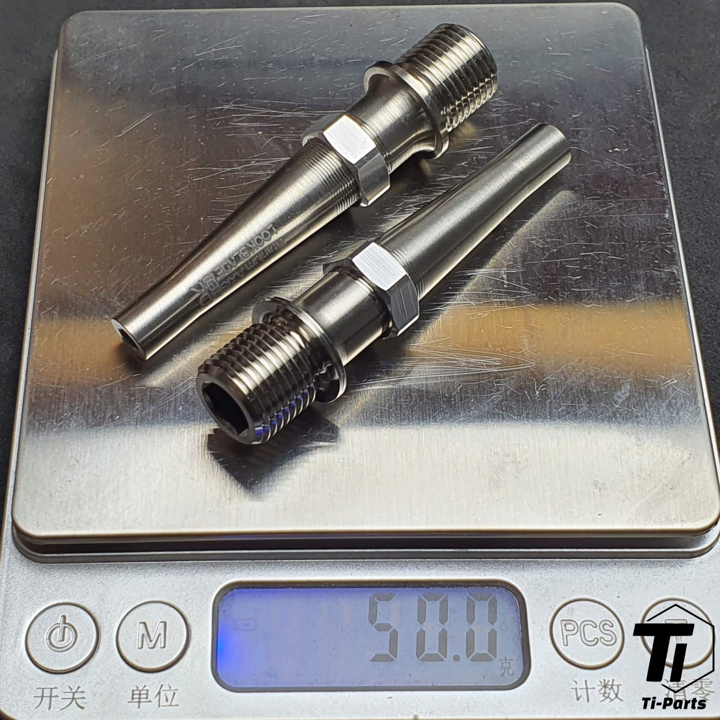 Look ペダル用チタンアクスル | Keo 2 Max Blade カーボン セラミック チタン | グレード29チタン シンガポール