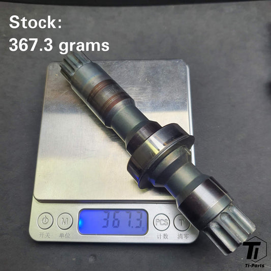 Ti-Parts Titanium Motor Spindle Axle for Specialized e-MTB with Brose Motor