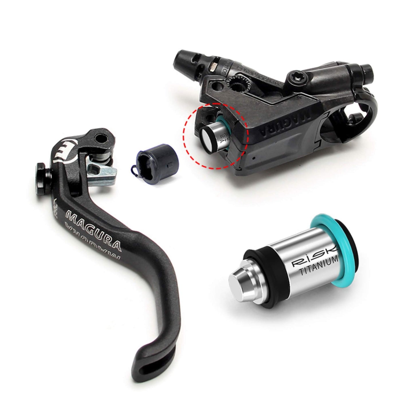 Titanium Piston for Magura Brake lever | MT2 MT4 MT5 MT6 MT7 MT8 HC3