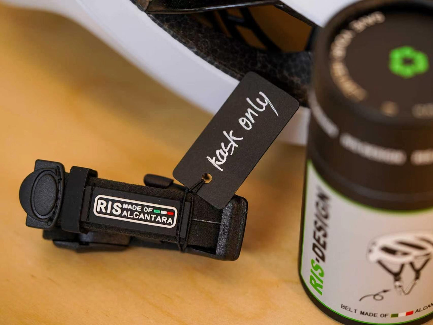 RISBIKE Kask Helmet Strap Replacement | Premium Italian Alcantara | Replace Peeling/Worn-Out Strap