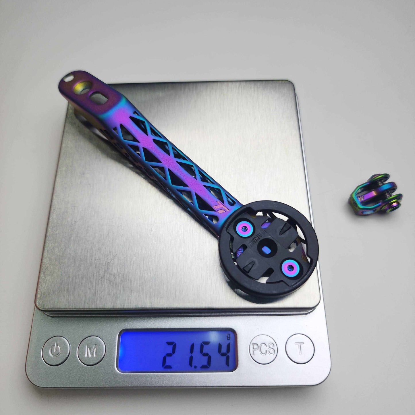 Syncros Creston iC SL (Aero) 3D Print Titanium Computer Mount | Scott Foil/Addict RC 2022/23 | Garmin Wahoo Bryton | Team Series