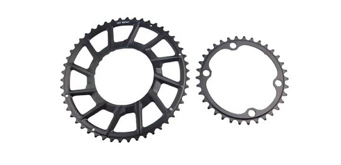 XCADEY Velocity Chainring Black Silver