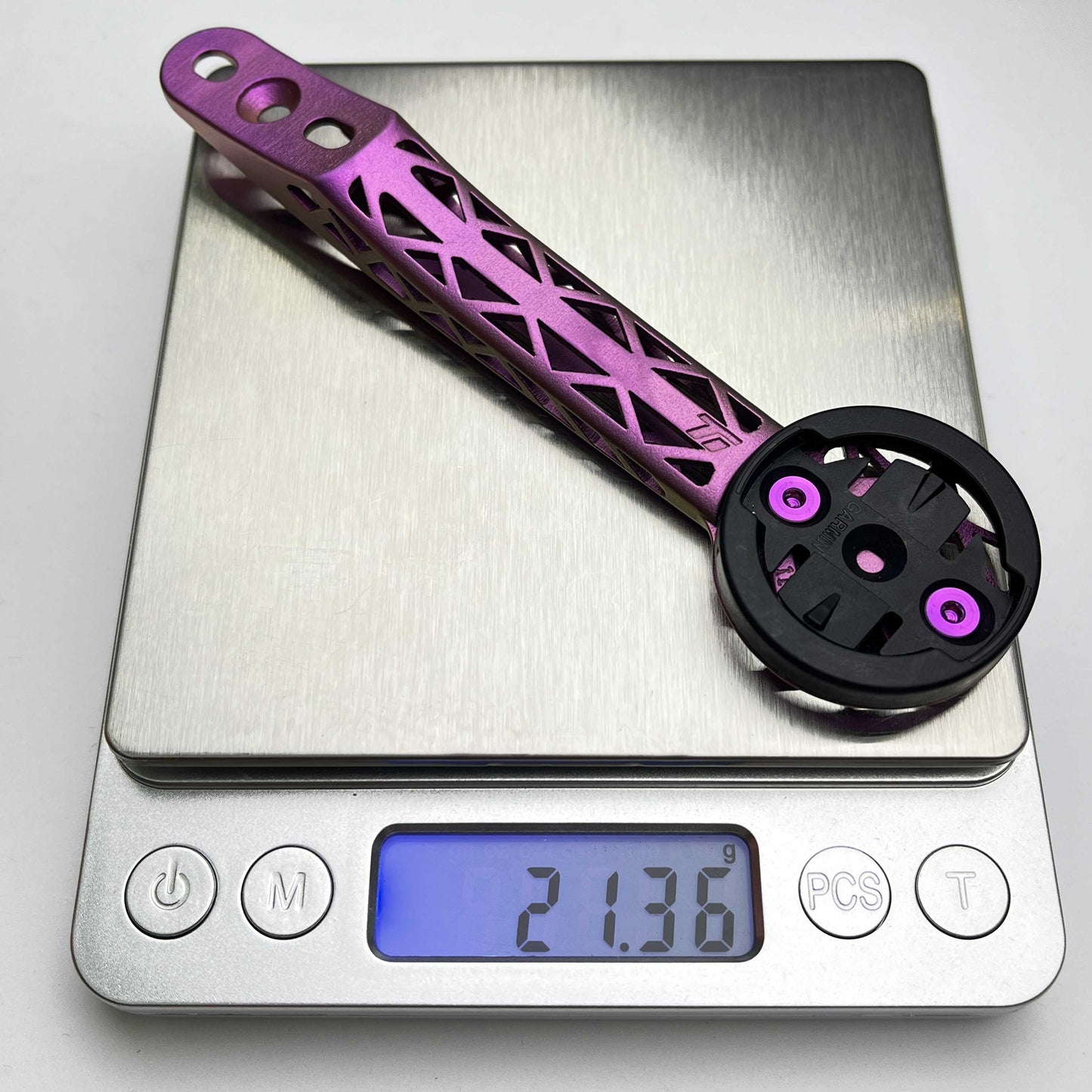 Seka Exceed/Rapier 一体型ハンドルバー チタン 3Dプリント コンピューターマウント | Garmin Wahoo Bryton | チームシリーズ