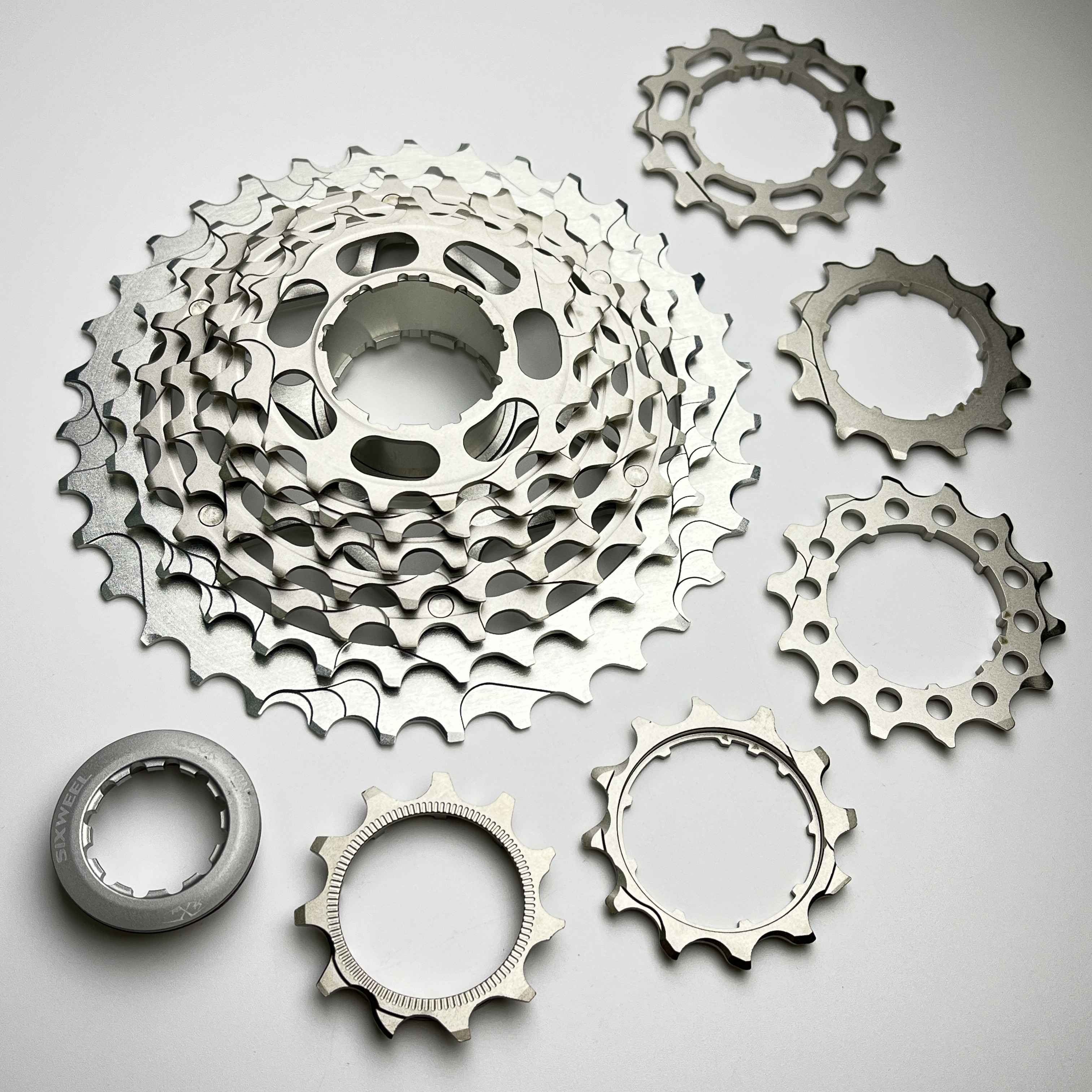 Sixweel Lite 12-Speed Cassette | 11-35T, 209g | Shimano HG – Ti