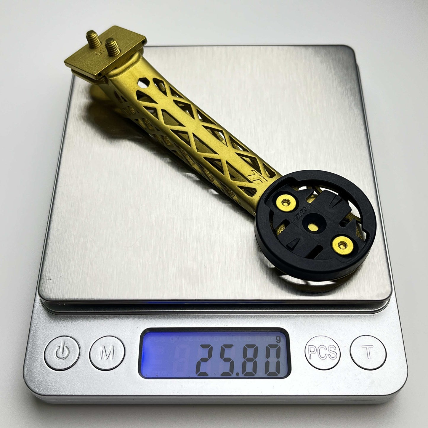 ENVE SES AR / Aero Pro 2025 통합 핸들바 티타늄 3D 프린트 컴퓨터 마운트 | Garmin Wahoo Bryton | Team Series