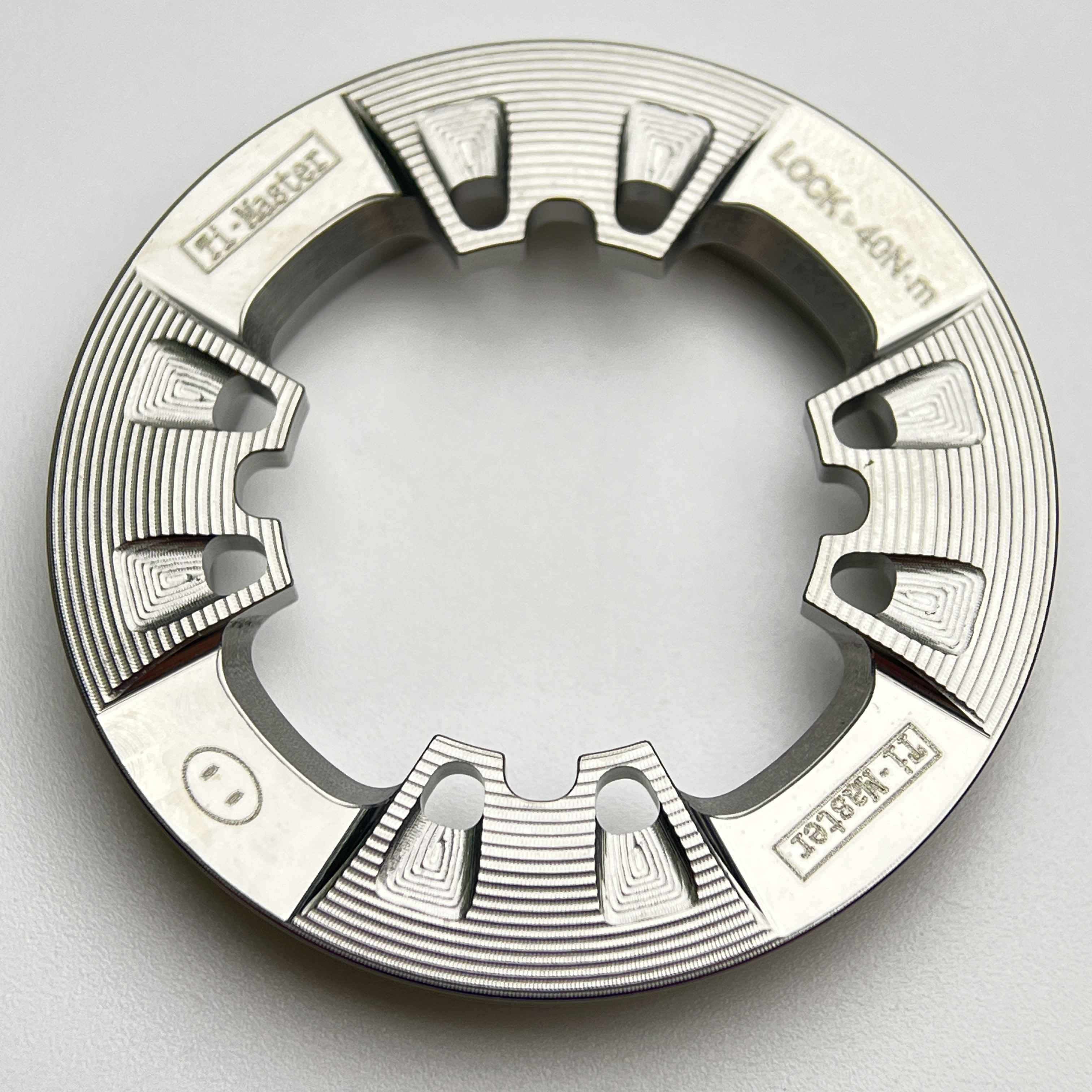 Ti-Master Titanium Rotor Lock Ring | Inner Spline Centerlock Cover 